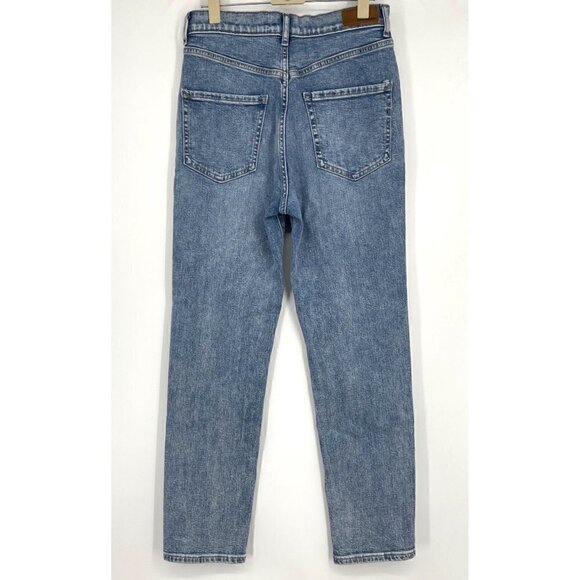 NWOT Express Super High Rise Skinny Jeans Light Wash 2 - Picture 4 of 8